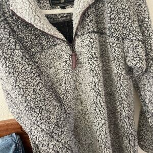 True Grit Soft Gray Fleece Pullover